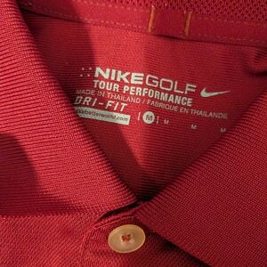 Nike Golf Tour Performance Polo in Rich Red Medium